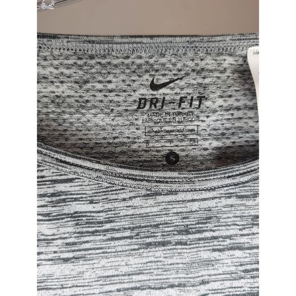 Nike Dri-Fit black white long sleeve shirt - small - Picture 3 of 4